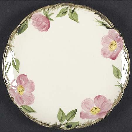 Desert Rose (USA Backstamp) Dessert/Pie Plate