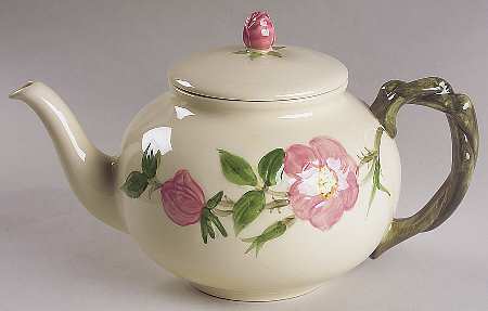 Desert Rose (USA Backstamp) Teapot & Lid