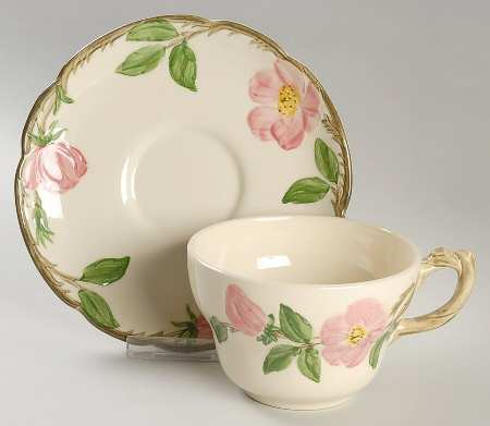 Desert Rose (USA Backstamp) Oversized Cup & Saucer Set