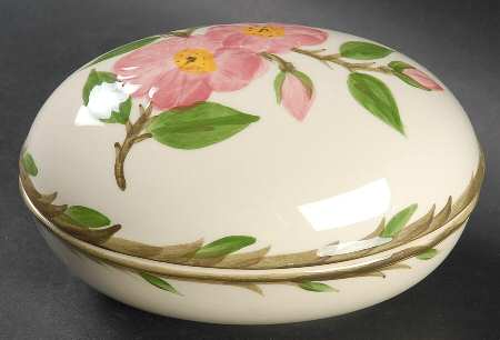 Desert Rose (USA Backstamp) Large Egg Box & Lid