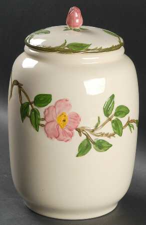 Desert Rose (USA Backstamp) Cookie Jar & Lid
