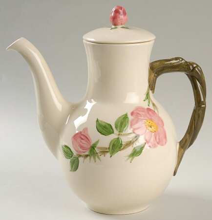 Desert Rose (USA Backstamp) Coffee Pot & Lid