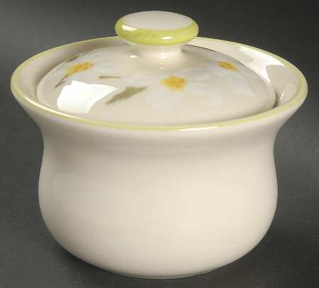 Dogwood Sugar Bowl & Lid