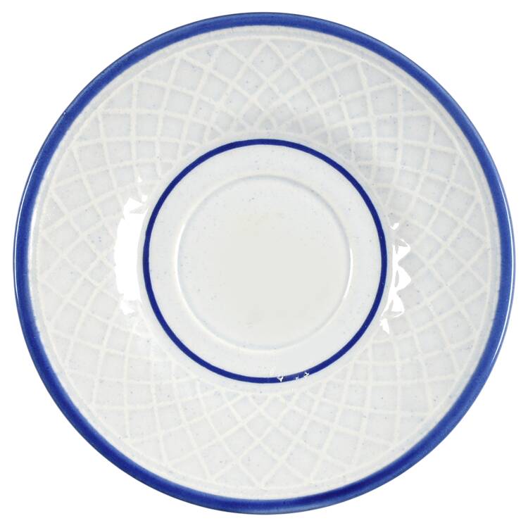 Dutch Weave Blue Saucer