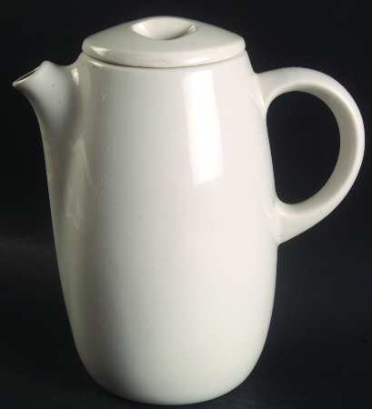 Eclipse White Coffee Pot & Lid