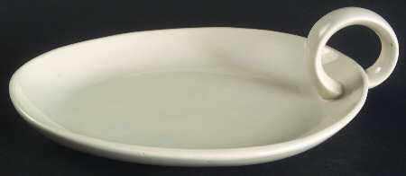 Eclipse White Open Jam Dish