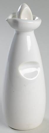 Eclipse White Vinegar Cruet and Stopper