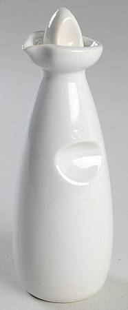 Eclipse White Oil Cruet and Stopper