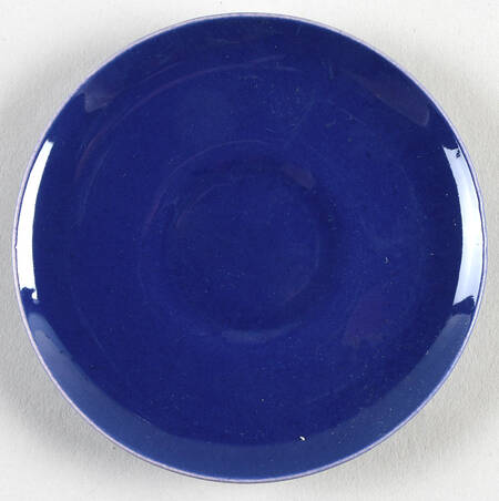 El Patio Cobalt Blue (Glossy) Saucer for Demitasse Cup