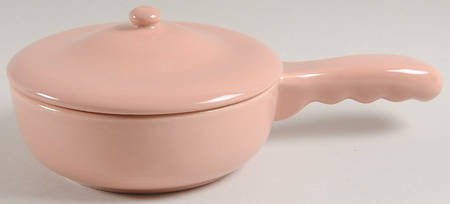 El Patio Coral (Glossy) Individual Casserole & Lid