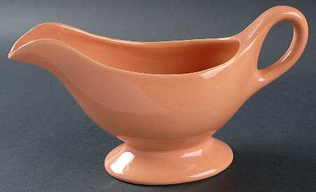 El Patio Coral (Glossy) Gravy Boat