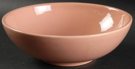 El Patio Coral (Glossy) 8" Round Vegetable Bowl