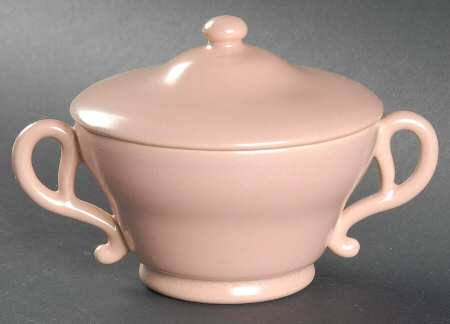 El Patio Coral (Matte) Sugar Bowl & Lid