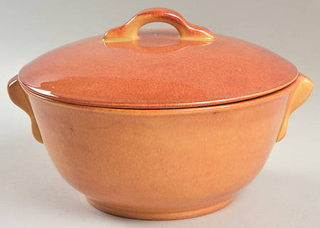 El Patio Golden Glow (Glossy) 1.5 Qt Round Covered Casserole