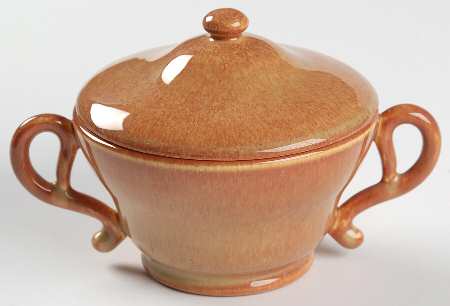 El Patio Golden Glow (Glossy) Sugar Bowl & Lid