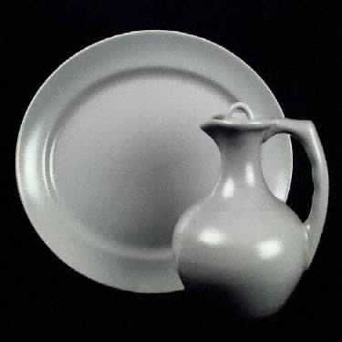 El Patio Gray (Matte) 13" Oval Serving Platter