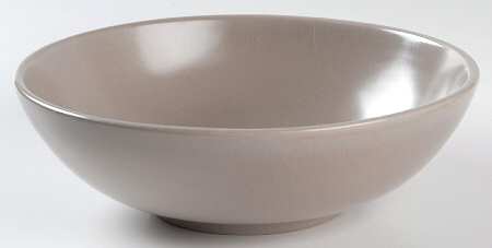 El Patio Gray (Matte) 8" Round Vegetable Bowl