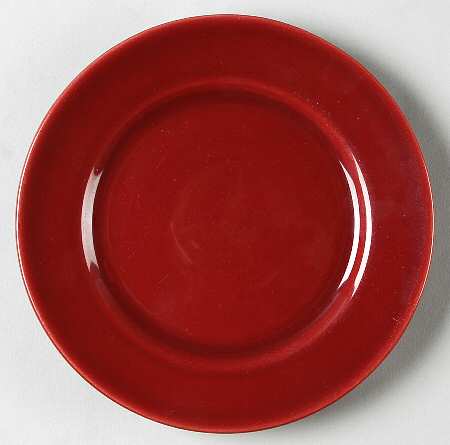 El Patio Maroon (Glossy) Bread & Butter Plate