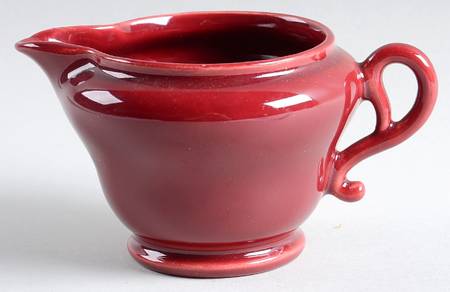El Patio Maroon (Glossy) Creamer