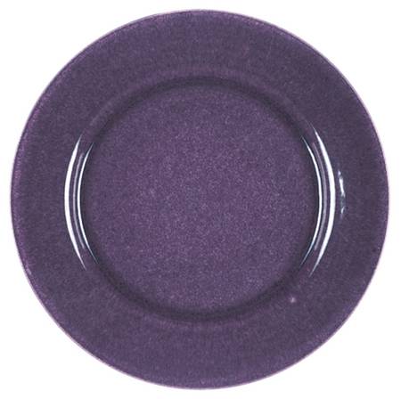 El Patio Purple (Eggplant, Glossy) Large Dinner Plate