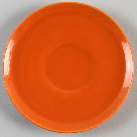 El Patio Red (Glossy) Saucer for Demitasse Cup