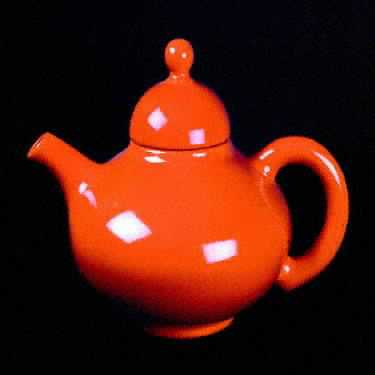 El Patio Red (Glossy) Teapot & Lid