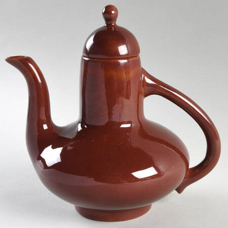El Patio Redwood (Glossy) Coffee Pot & Lid