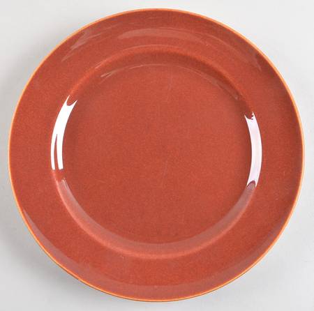 El Patio Redwood (Glossy) Luncheon Plate