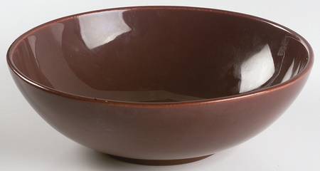 El Patio Redwood (Glossy) 8" Round Vegetable Bowl