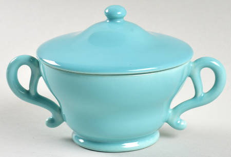 El Patio Turquoise (Glossy) Sugar Bowl & Lid