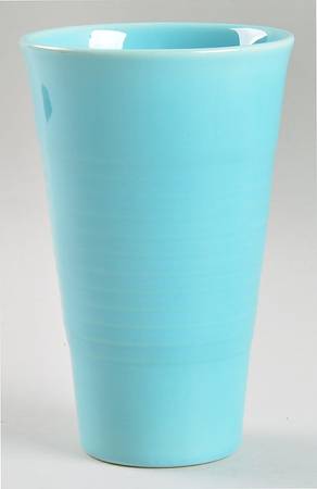 El Patio Turquoise (Glossy) Tall China Tumbler