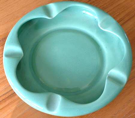 El Patio Turquoise (Glossy) Large Ashtray