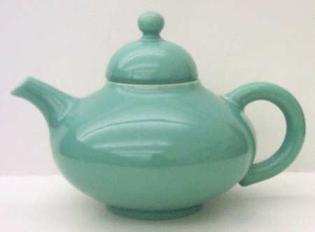 El Patio Turquoise (Glossy) Teapot & Lid