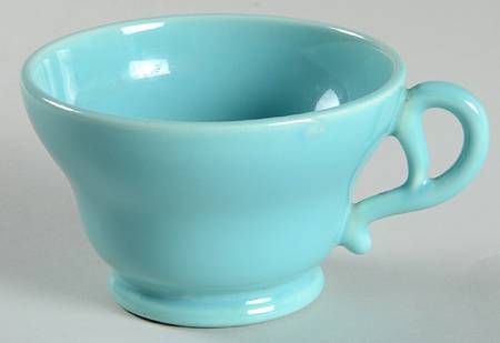 El Patio Turquoise (Glossy) Footed Cup
