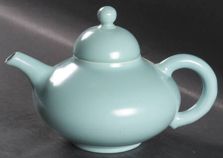 El Patio Turquoise (Matte) Teapot & Lid