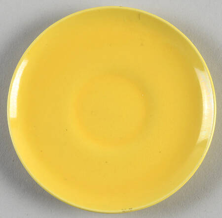 El Patio Bright Yellow (Glossy) Saucer for Demitasse Cup