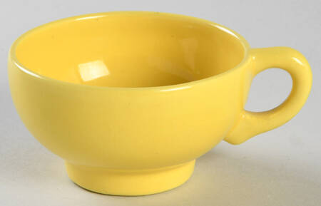 El Patio Bright Yellow (Glossy) Footed Demitasse Cup