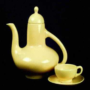 El Patio Bright Yellow (Glossy) Coffee Pot & Lid