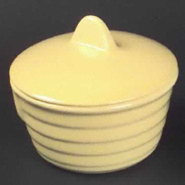 El Patio Pale Yellow (Glossy) Individual Casserole & Lid
