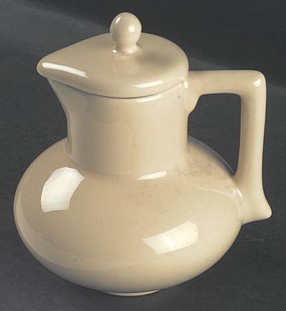 El Patio Pale Yellow (Glossy) Large Syrup with Lid