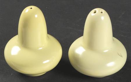 El Patio Pale Yellow (Glossy) Salt & Pepper Set