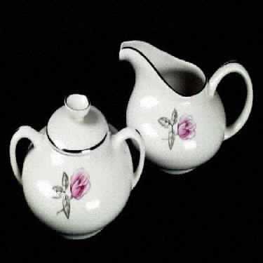Encanto Rose Sugar Bowl & Lid