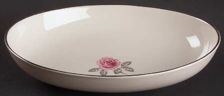 Encanto Rose 8" Oval Vegetable Bowl