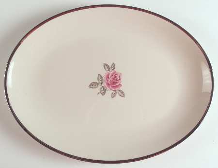 Encanto Rose 16" Oval Serving Platter