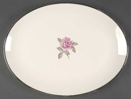 Encanto Rose 12" Oval Serving Platter