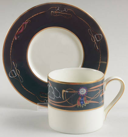 Equus Flat Cup & Saucer Set