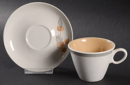 Fan Tan Flat Cup & Saucer Set