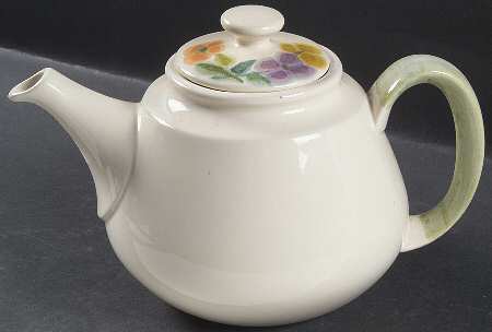 Floral (USA, Rim Shape) Teapot & Lid