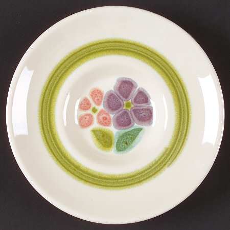 Floral (USA, Rim Shape) Saucer