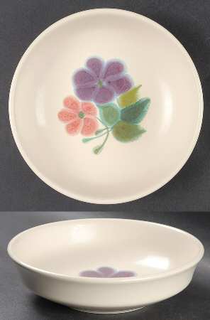 Floral (USA, Rim Shape) Soup/Cereal Bowl